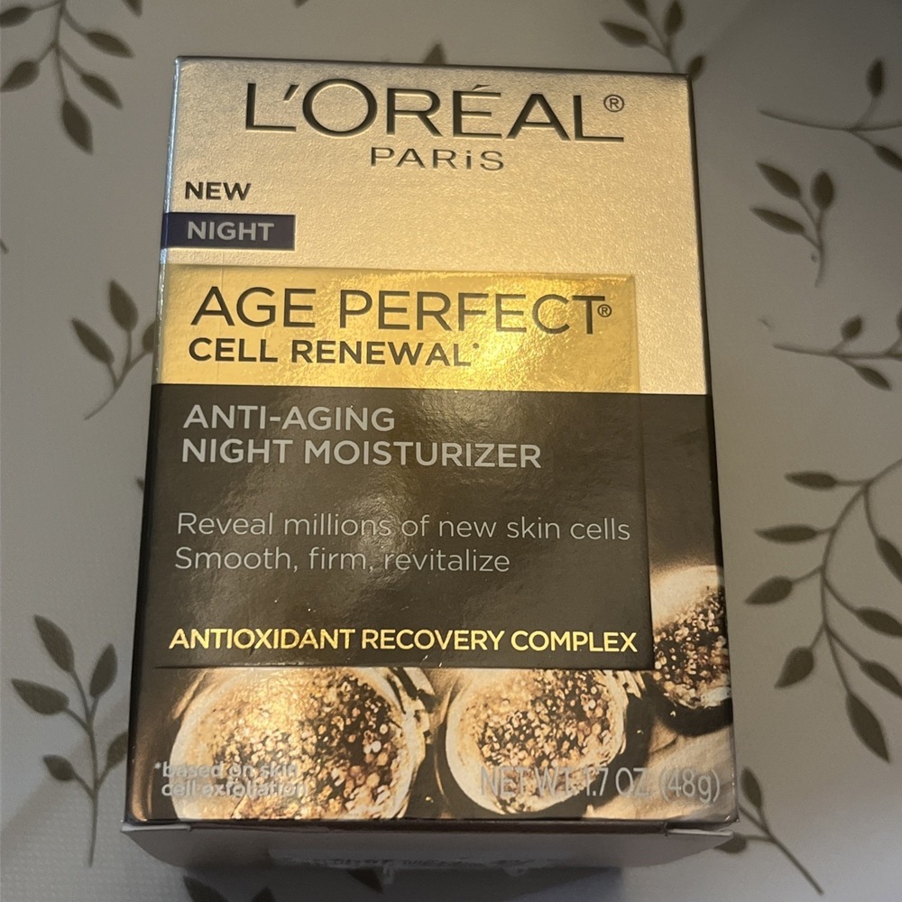 L'Oreal Age Perfect Cell Renewal Anti-Aging NIGHT Moisturizer 1.7 oz